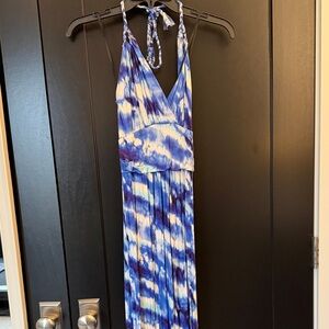 Felicity & Coco Purple and White Tie-Dye Dress